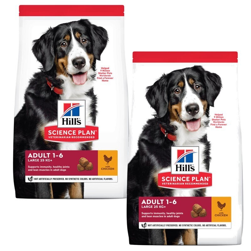 Hill's Science Plan Adult Large Breed Geflügel 2x14 kg