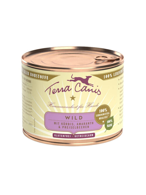 Terra Canis Classic Adult 12x200g Wild mit Kürbis, Preiselbeeren & Amaranth