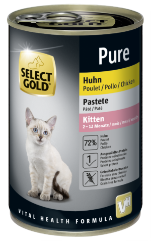 SELECT GOLD Pure Kitten Paté 6x400 g