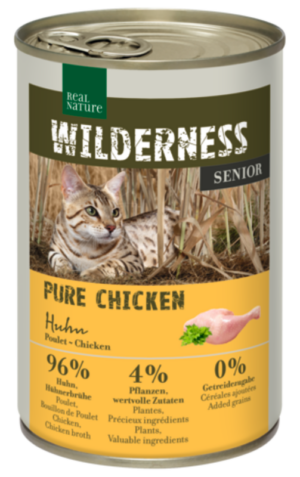 REAL NATURE WILDERNESS Senior Pure Chicken 24x400 g