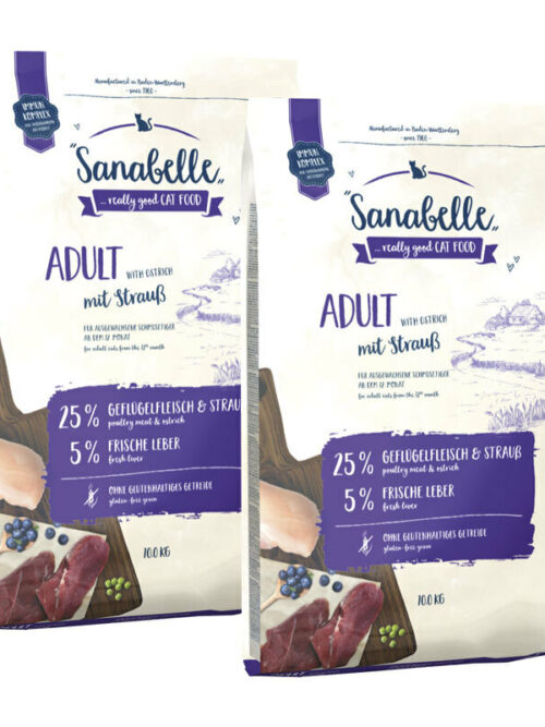 Sanabelle Adult Strauß 2x10 kg