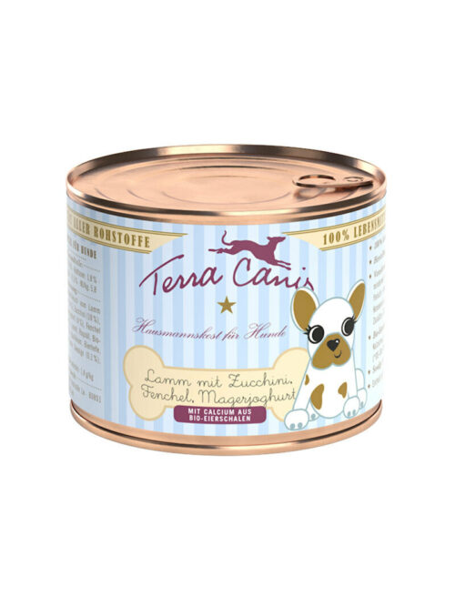 Terra Canis Welpe 12x200g Lamm mit Zucchini, Fenchel & Magerjoghurt