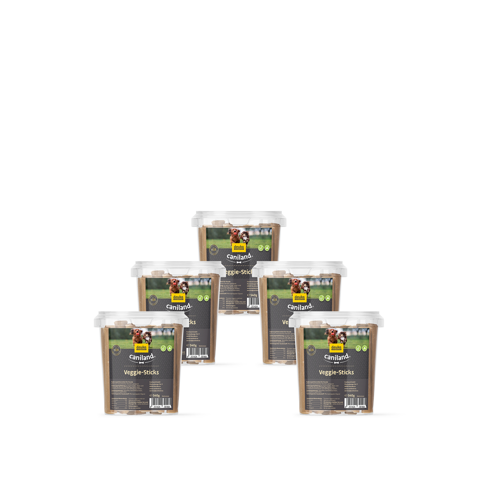 caniland deuka companion Veggie-Sticks Kartoffel mit Karotte 2,7 kg