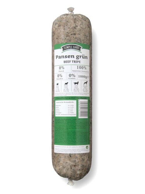Simple BARF Pansen grün 16x1 kg