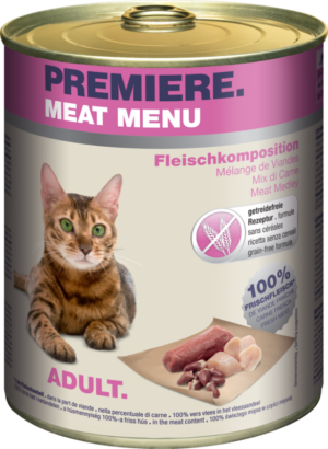 PREMIERE Meat Menu Adult Fleischkomposition 24x800 g