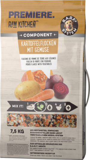 PREMIERE RAW KITCHEN Kartoffelflocken mit Gemüse 7,5 kg