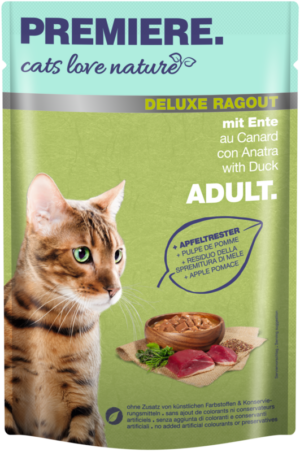 PREMIERE cats love nature Deluxe Ragout Ente 96x100 g