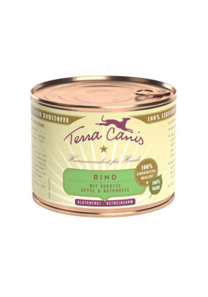 Terra Canis Classic Adult 12x200g Rind mit Karotte, Apfel & Naturreis