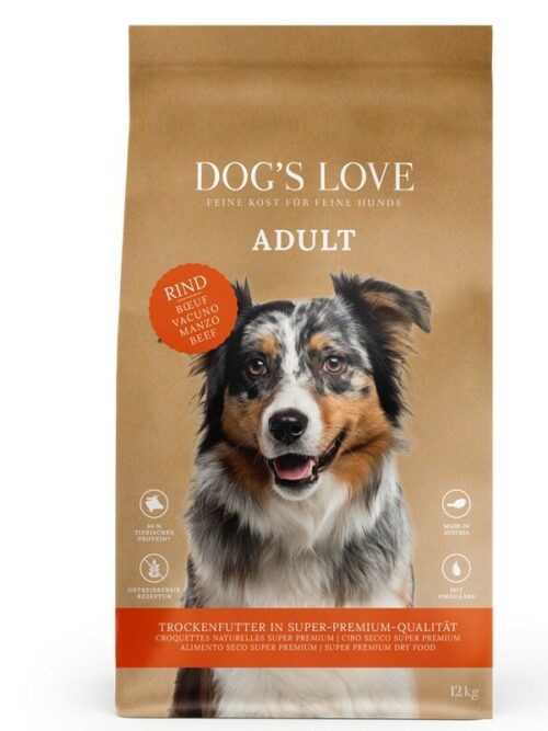 DOG'S LOVE Adult Rind 12 kg