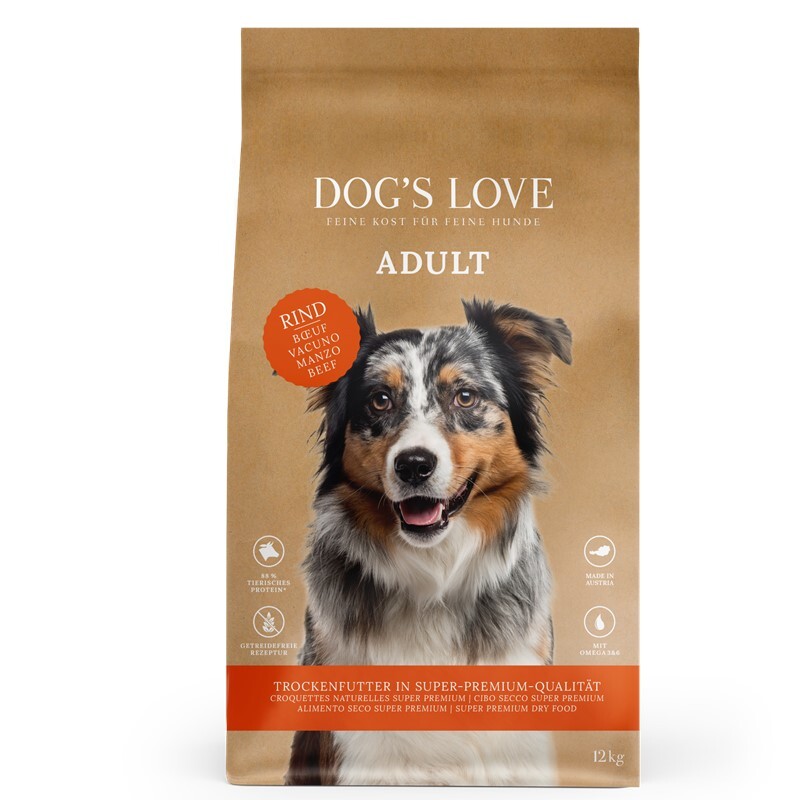 DOG'S LOVE Adult Rind 12 kg