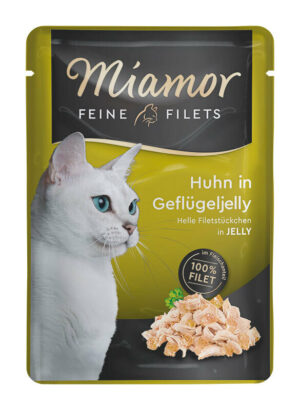 Miamor Feine Filets in Jelly Huhn in Geflügeljelly 24x100 g