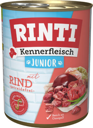 RINTI Kennerfleisch Junior Rind 12x800 g