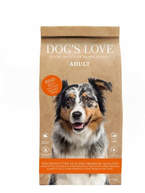 DOG'S LOVE Adult Rind 2x12 kg
