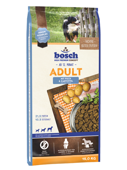 bosch High Premium Concept Adult Fisch & Kartoffel 15 kg