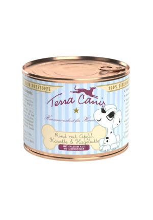 Terra Canis Welpe 12x200g Rind mit Apfel, Karotte & Hagebutte