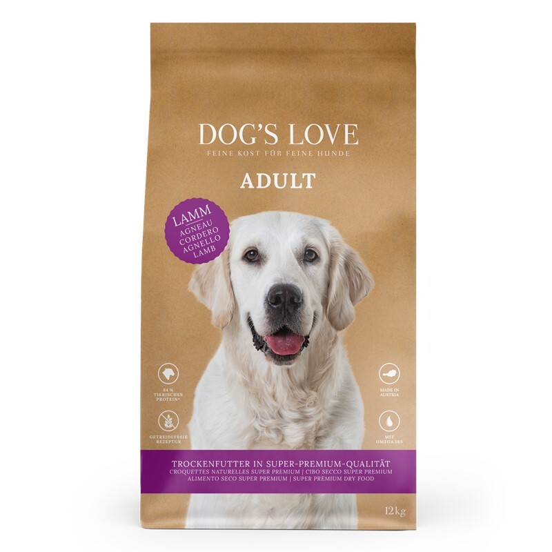 DOG'S LOVE Adult Lamm 12 kg