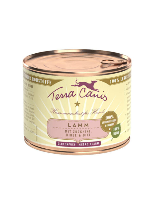 Terra Canis Classic Adult 12x200g Lamm mit Zucchini, Hirse & Dill
