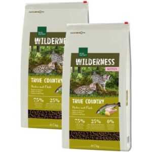 REAL NATURE WILDERNESS Kitten True Country Huhn mit Fisch 2x7 kg