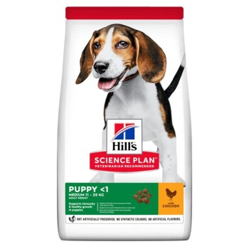 Hill's Science Plan Medium Welpenfutter, mit DHA aus Fischöl Huhn 14 kg