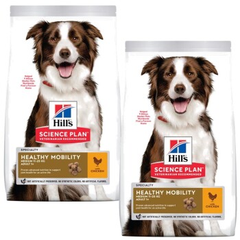 Hill's Science Plan Healthy Mobility Medium Breed Adult 1+ mit Huhn 2x14 kg