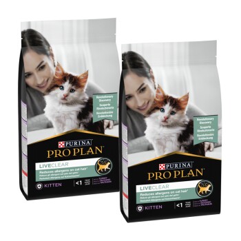 PRO PLAN Liveclear Kitten Truthahn 2x1,4 kg