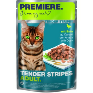 PREMIERE Tender Stripes Ente 56x85 g