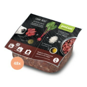 ProCani BARF Komplettmenü TK-Blockware Napffertig Lamm 48x500 g