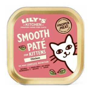 LILY'S KITCHEN Nassfutter Kitten Smooth Patè Huhn 76x85 g