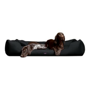 Tierlando MORITZ KOMFORT Hundebett Hundesofa M - XXXL 90 110 130 160 185 cm schwarz 1,3 m, 25 cm, 1 m