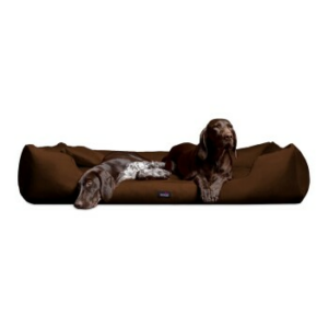 Tierlando MORITZ KOMFORT Hundebett Hundesofa M - XXXL 90 110 130 160 185 cm braun 90 cm, 22 cm, 75 cm