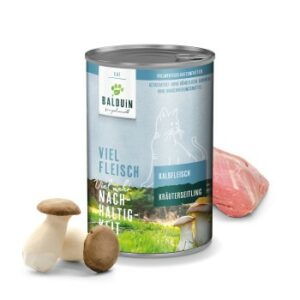 BALDUiN Katze Kalb & Kräuterseitling 12x400g