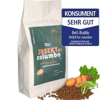 BeG Buddy Trockenfutter Insekten, Insektenfutter für Hunde, Allergie / Unverträglichkeit 10 kg