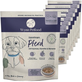 Wynn Petfood Nassfutter zum Anrühren Pferdemenü 8 x 400g