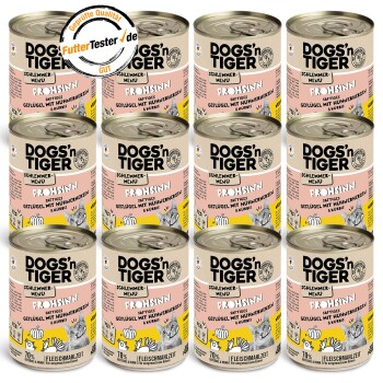 Dogs'n Tiger Katzennassfutter Frohsinn 12x400 g