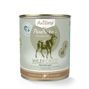 AniForte Nassfutter WildForest Wild mit Zucchini (6 x 400g) 4,8 kg