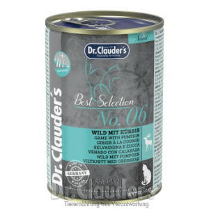 Dr. Clauder's Best Selection No6 Wild mit Kürbis 12x400 g