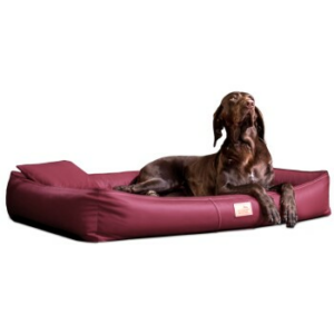 Tierlando ® CLIFFORD LATEX Orthopädische Hundematratze dunkelrot 85 cm, 16 cm, 60 cm