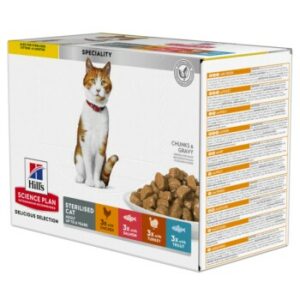 Hill's SCIENCE PLAN Sterilised Cat Adult Multipack 24x85 g