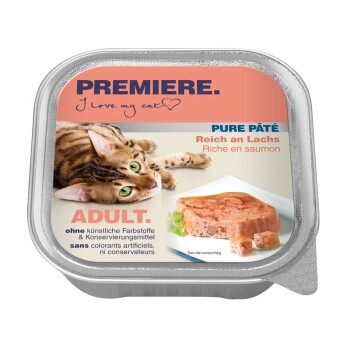 PREMIERE Pur Paté Adult Lachs 64x100 g