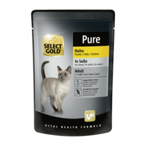 SELECT GOLD Adult Pure in Soße Huhn 48x85 g