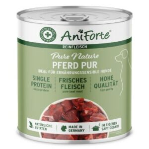 AniForte Nassfutter Pferd Pur 6 x 400 g 4,8 kg