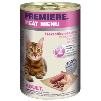 PREMIERE Meat Menu Adult Fleischkomposition 24x400 g