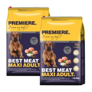 PREMIERE Best Meat Maxi Adult 2x12,5 kg