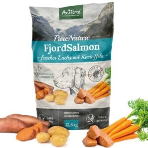AniForte Trockenfutter FjordSalmon - frischer Lachs mit Kartoffeln 12,5 kg