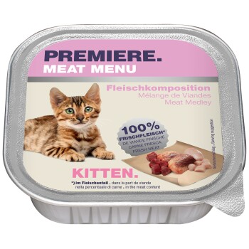 PREMIERE Meat Menu Kitten Fleischkomposition 64x100 g
