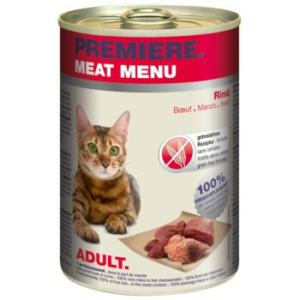 PREMIERE Meat Menu Adult Rind 24x400 g