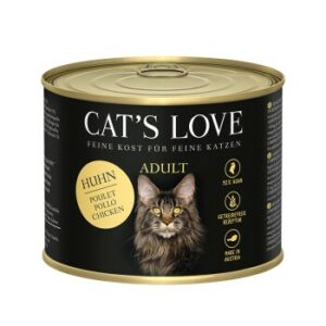 CAT'S LOVE Nassfutter Katze Adult Huhn 24x200 g