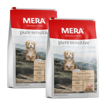 mera pure sensitive Mini Truthahn & Reis 2x4 kg