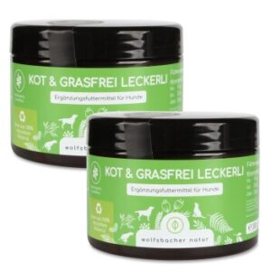 Wolfsbacher Natur Kot & Grasfrei Leckerli 2x