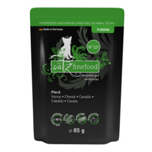 Catz finefood Nassfutter Katze Purrrr Adult No. 123 Pferd 32x85 g